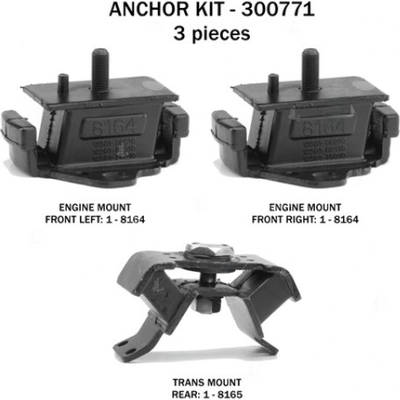 Motor And Transmission Mount Kit by ANCHOR - 300771 pa2