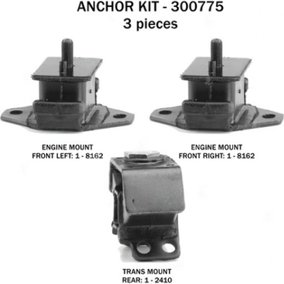 Motor And Transmission Mount Kit by ANCHOR - 300775 pa1