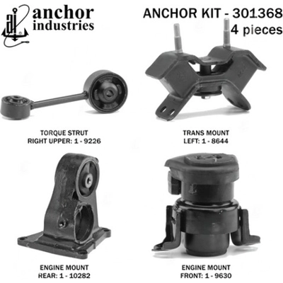 Motor And Transmission Mount Kit by ANCHOR - 301368 pa2