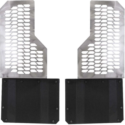 PUTCO - 78120 - Hex Shield Brushed Mud Flaps pa3