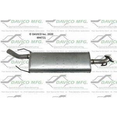 Muffler And Pipe Assembly by DAVICO - 494721 pa2