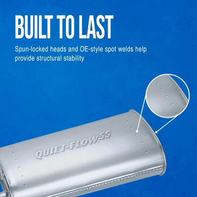 Stainless Steel Muffler - WALKER USA - 21186 pa3