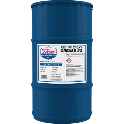 Lucas Oil - 10028 - Red "N" Tacky Grease - 120 Lb pa1