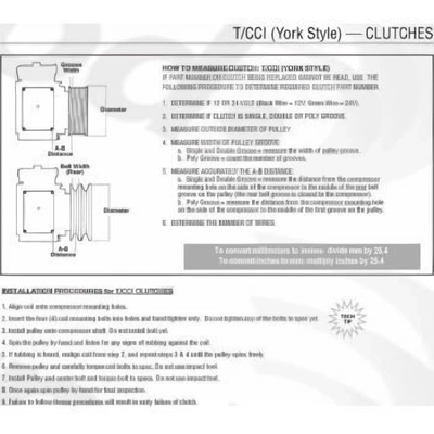 New Air Conditioning Clutch by GLOBAL PARTS DISTRIBUTORS - 4321241 pa4