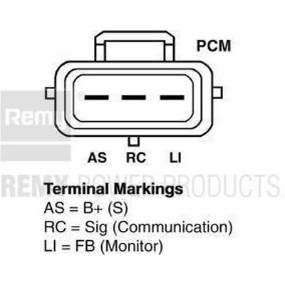 New Alternator by REMY - 92008 pa3