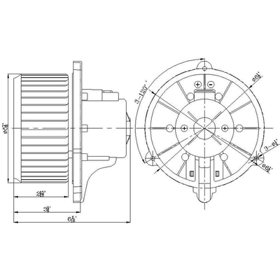 Nouveau moteur de ventilateur par GLOBAL PARTS DISTRIBUTORS - 2311631 pa1