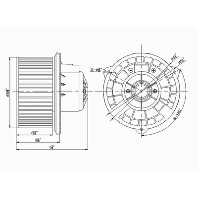 Nouveau moteur de ventilateur par GLOBAL PARTS DISTRIBUTORS - 2311636 pa1