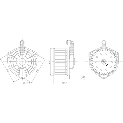 New Blower Motor With Wheel by NISSENS - 87550 pa2