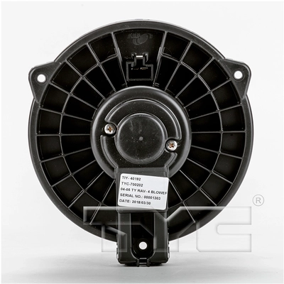 New Blower Motor With Wheel by TYC - 700202 pa6