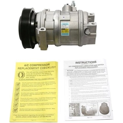 New Compressor And Clutch by DELPHI - CS20119 pa3