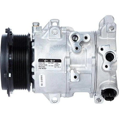 New Compressor And Clutch by DENSO - 471-1617 pa7
