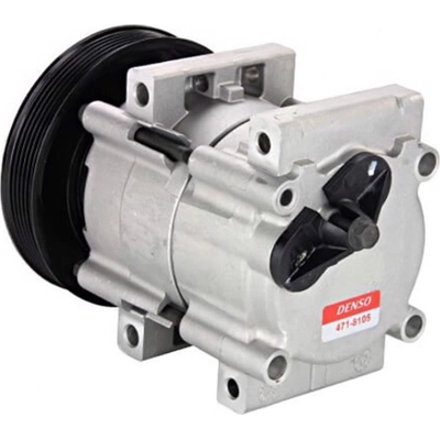 New Compressor And Clutch by DENSO - 471-8105 pa5