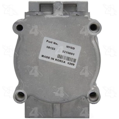 New Compressor And Clutch by FOUR SEASONS - 58123 pa13