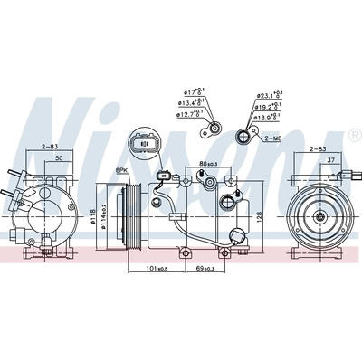 New Compressor And Clutch by NISSENS - 890174 pa2
