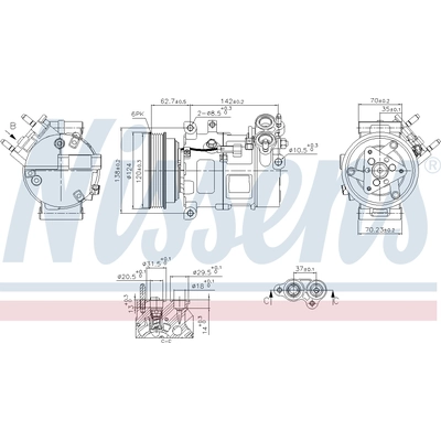New Compressor And Clutch by NISSENS - 890776 pa2