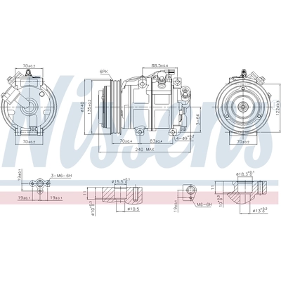 New Compressor And Clutch by NISSENS - 890881 pa2