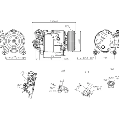 New Compressor And Clutch by NISSENS - 891019 pa1