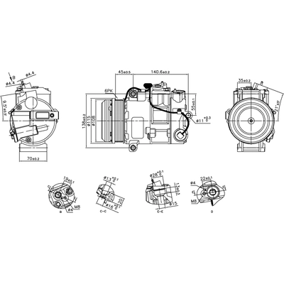 New Compressor And Clutch by NISSENS - 891031 pa1
