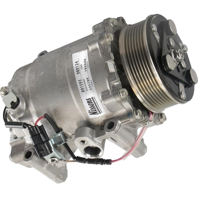 New Compressor And Clutch by NISSENS - 891593 pa1