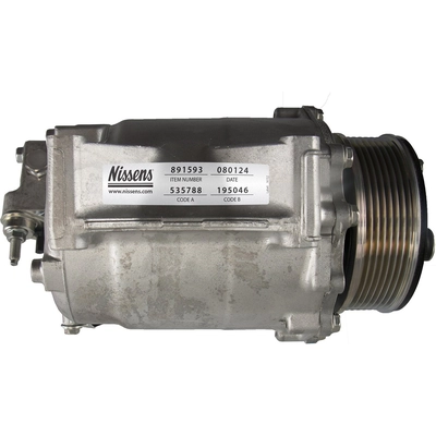 New Compressor And Clutch by NISSENS - 891593 pa8