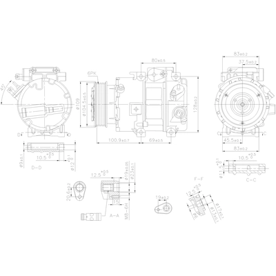 NISSENS - 890915 - A/C Compressor pa1