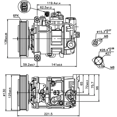 New Compressor by NISSENS - 89236 pa4