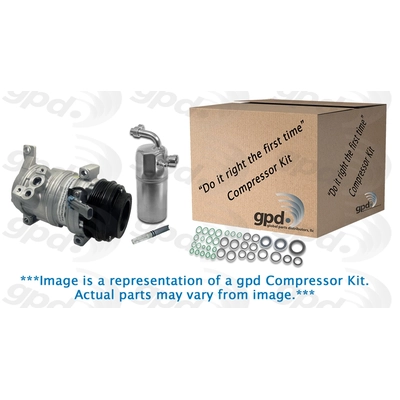 New Compressor With Kit by GLOBAL PARTS DISTRIBUTORS - 9631269 pa1
