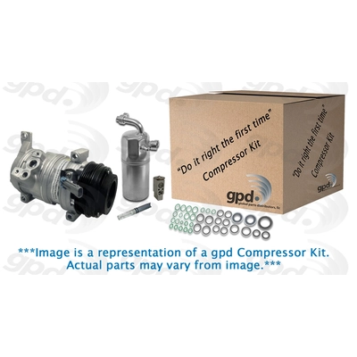 Compresseur neuf avec ensemble par GLOBAL PARTS DISTRIBUTORS - 9641688 pa1