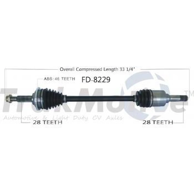 TRAKMOTIVE - FD8229 - CV Axle Shaft pa2