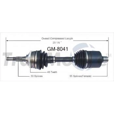 TRAKMOTIVE - GM8041 - CV Axle Shaft pa2