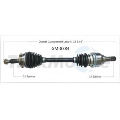 TRAKMOTIVE - GM8384 - CV Axle Shaft pa2