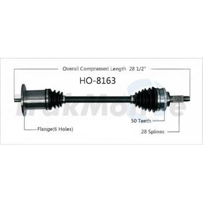 TRAKMOTIVE - HO8163 - CV Axle Shaft pa2