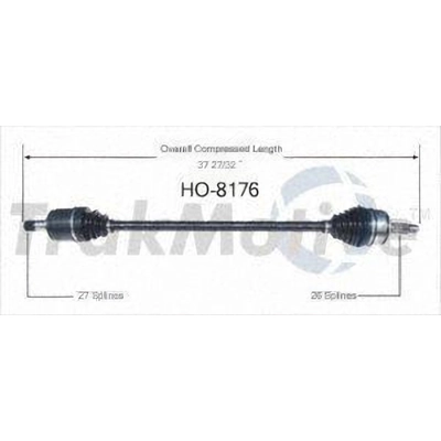 TRAKMOTIVE - HO8176 - Arbre CV neuf pa2