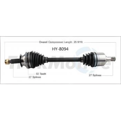 TRAKMOTIVE - HY8094 - CV Axle Shaft pa3