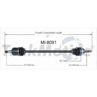 TRAKMOTIVE - MI8091 - CV Axle Shaft pa2