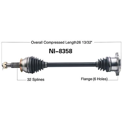 TRAKMOTIVE - NI8358 - Arbre CV neuf pa4