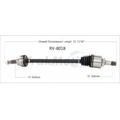 TRAKMOTIVE - RV8018 - CV Axle Shaft pa2