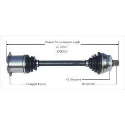 New CV Shaft by WORLDPARTS - 109096 pa4