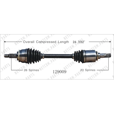 New CV Shaft by WORLDPARTS - 129009 pa1