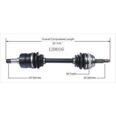 New CV Shaft by WORLDPARTS - 139016 pa4