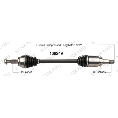 New CV Shaft by WORLDPARTS - 139249 pa2