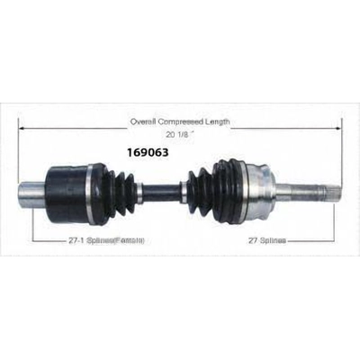 New CV Shaft by WORLDPARTS - 169063 pa1