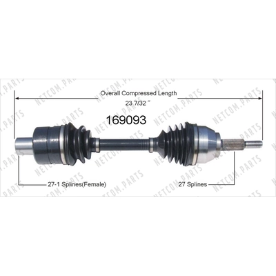 New CV Shaft by WORLDPARTS - 169093 pa2