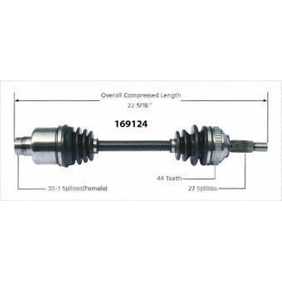 New CV Shaft by WORLDPARTS - 169124 pa2