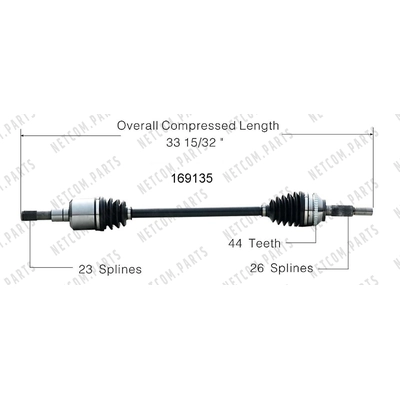 New CV Shaft by WORLDPARTS - 169135 pa2