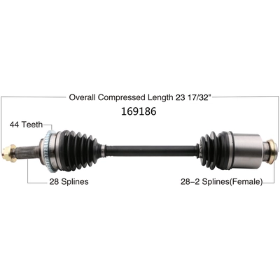 New CV Shaft by WORLDPARTS - 169186 pa2