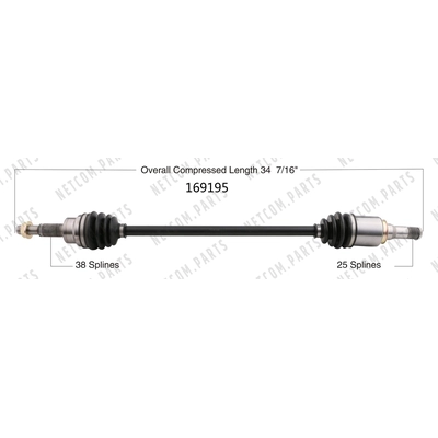 New CV Shaft by WORLDPARTS - 169195 pa2