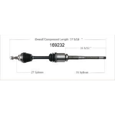 New CV Shaft by WORLDPARTS - 169232 pa2