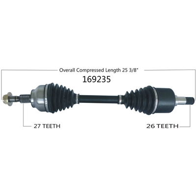 New CV Shaft by WORLDPARTS - 169235 pa2