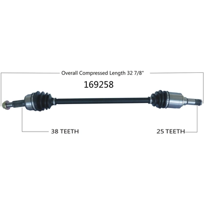 Arbre CV neuf de WORLDPARTS - 169258 pa3